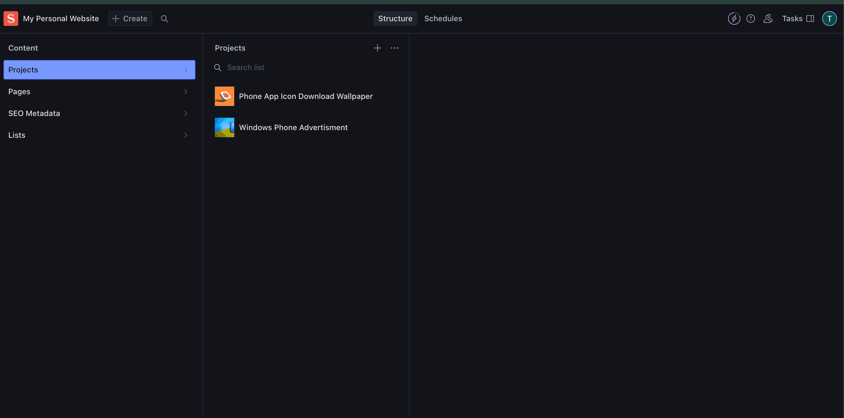 Sanity Portfolio Template