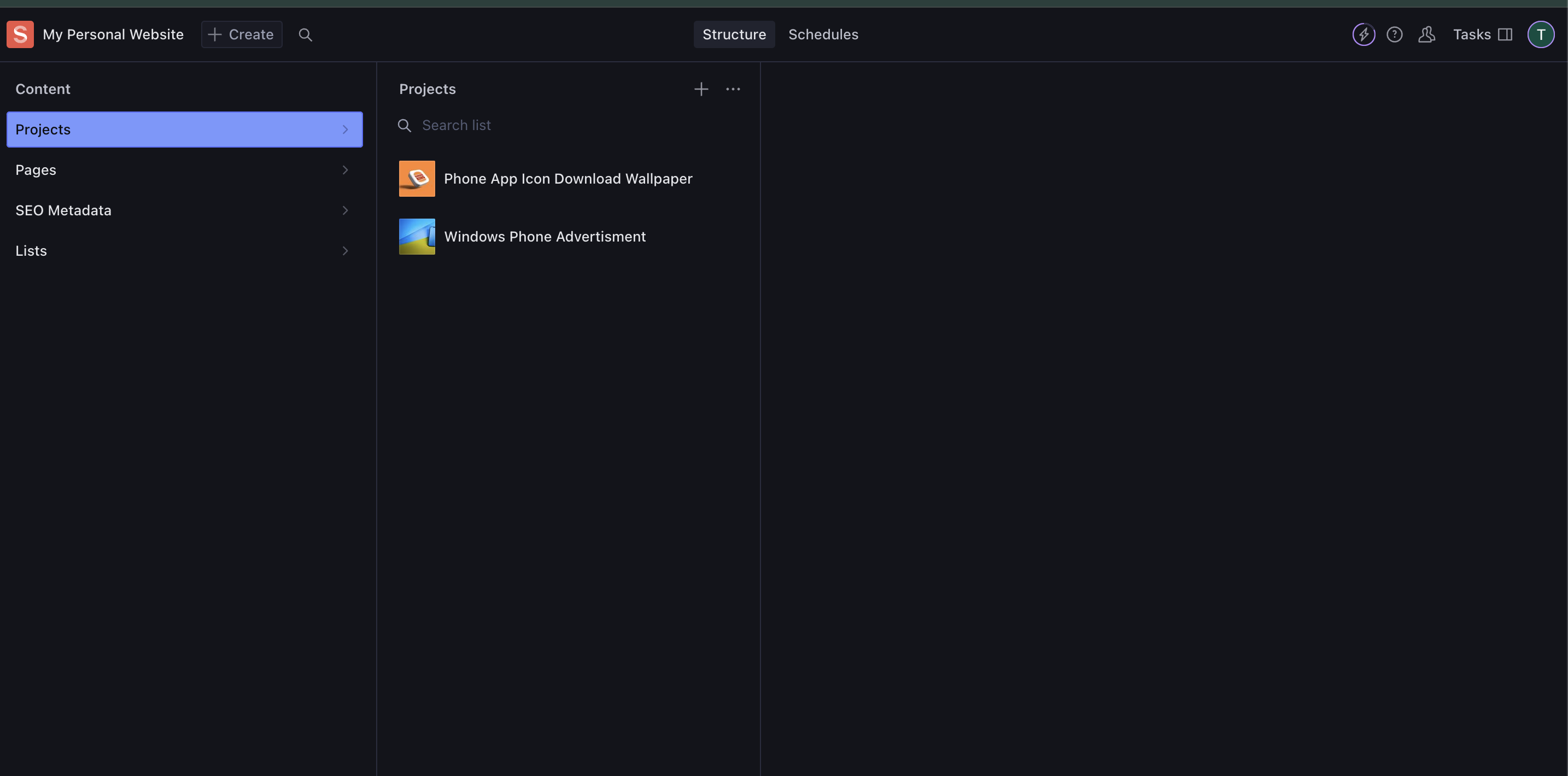 Sanity Portfolio Template